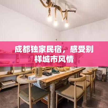 成都独家民宿，感受别样城市风情