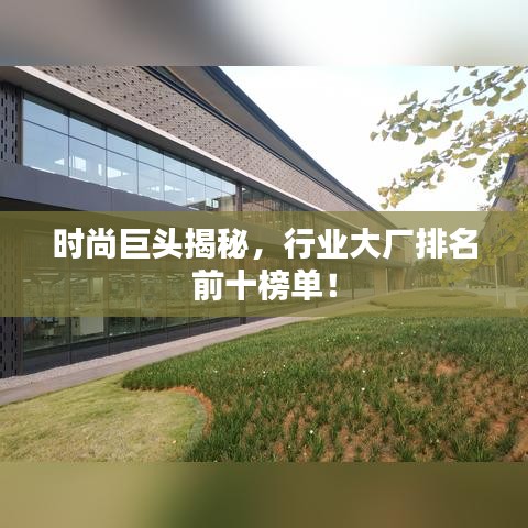 时尚巨头揭秘，行业大厂排名前十榜单！