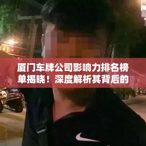 厦门车牌公司影响力排名榜单揭晓！深度解析其背后的实力与影响力